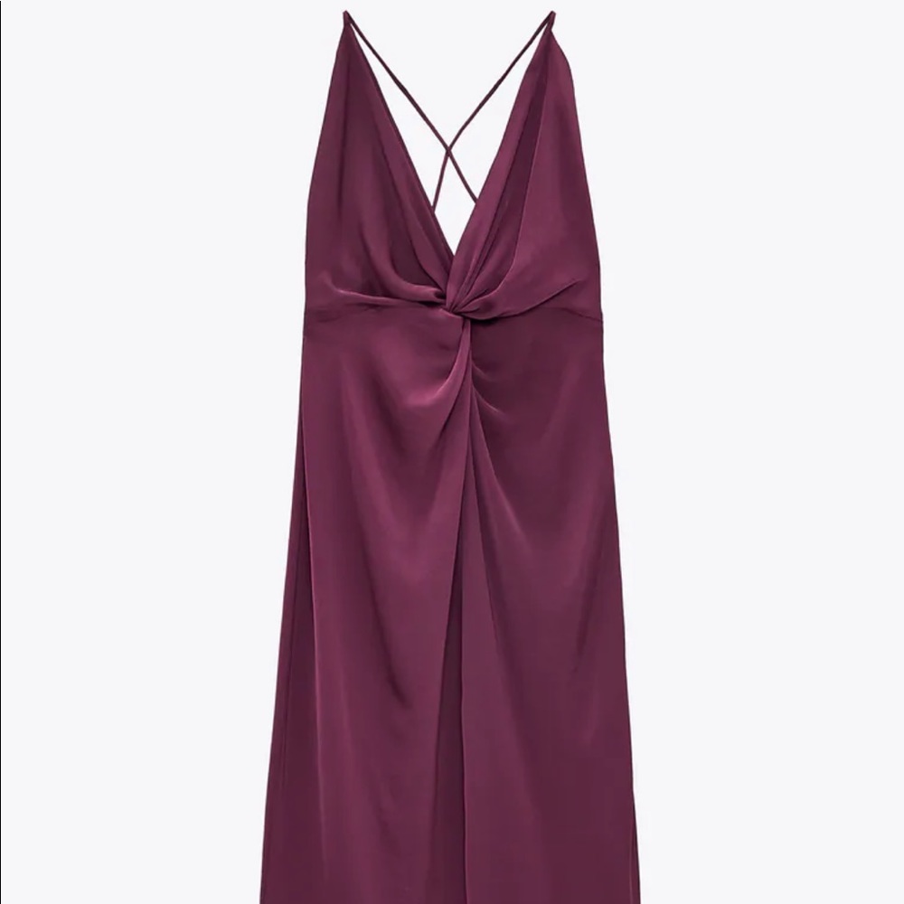 Zara Satin Dress 😍